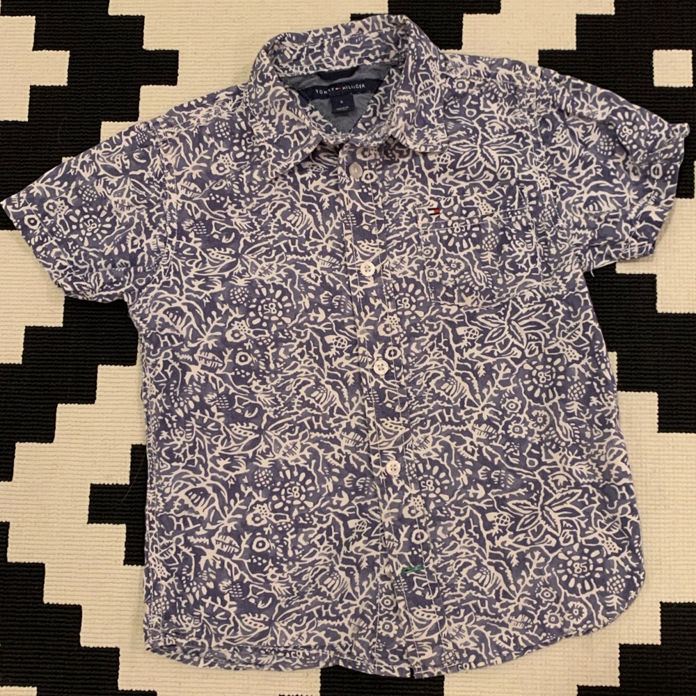 Tommy Hilfiger 6 Summer Print Button Up